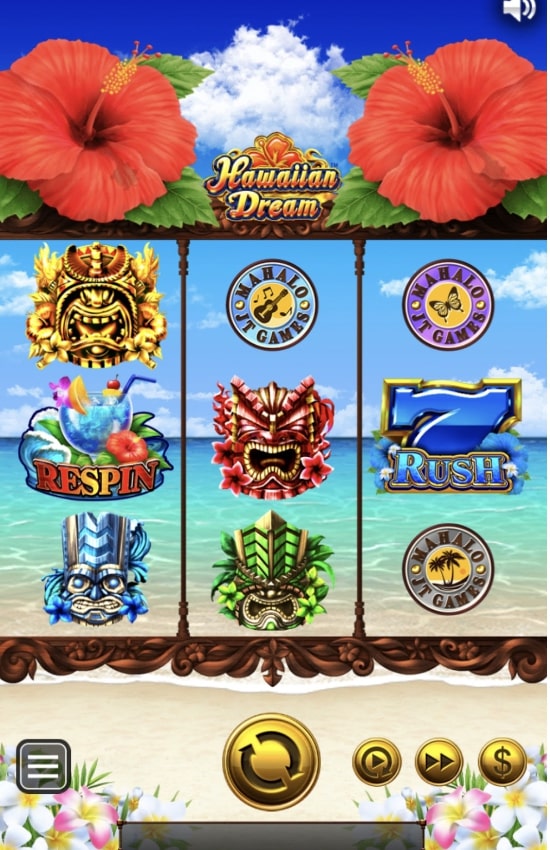 スロットゲーム・Hawaiian Dream