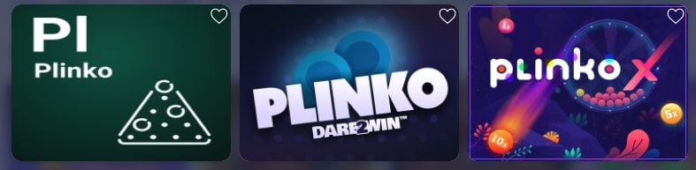 リリベットでプレイできるPlinkoの例