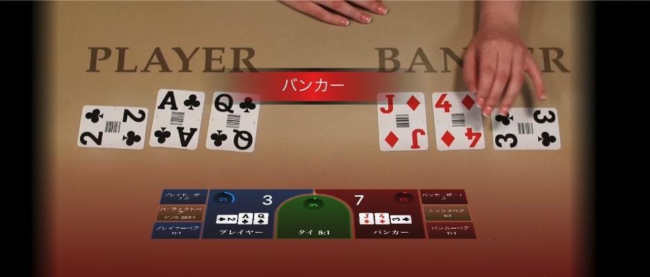 ライブカジノバカラ
