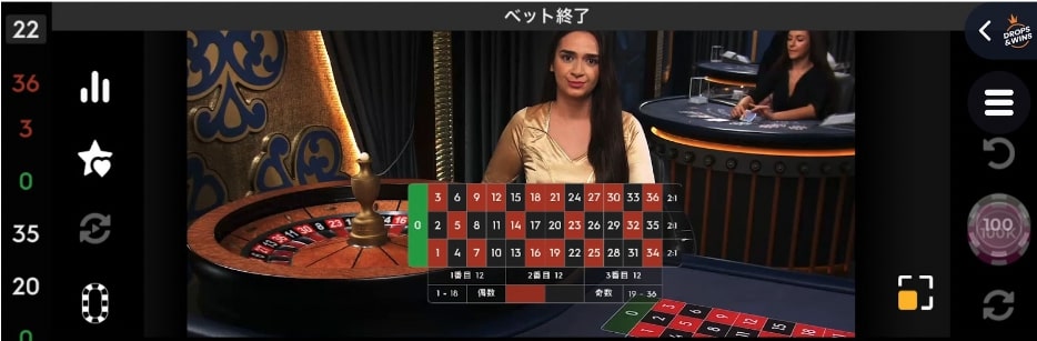 ルーレットの例